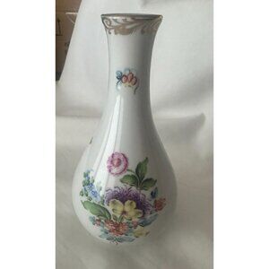 Vintage Herend Hungary 6" hand painted bud vase 7052